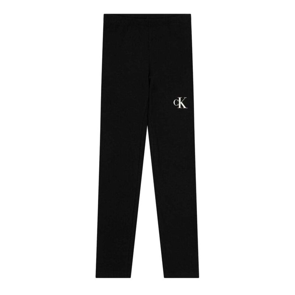Calvin Klein Girls Jeans Logo Skinny Leggings / Black